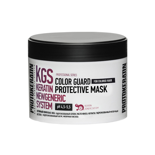 защищающая маска для окрашенных волос cotril color care protective mask 200 мл Protokeratin Маска-глосс для интенсивной защиты цвета окрашенных волос 250 мл (Protokeratin, Салонные уходы)
