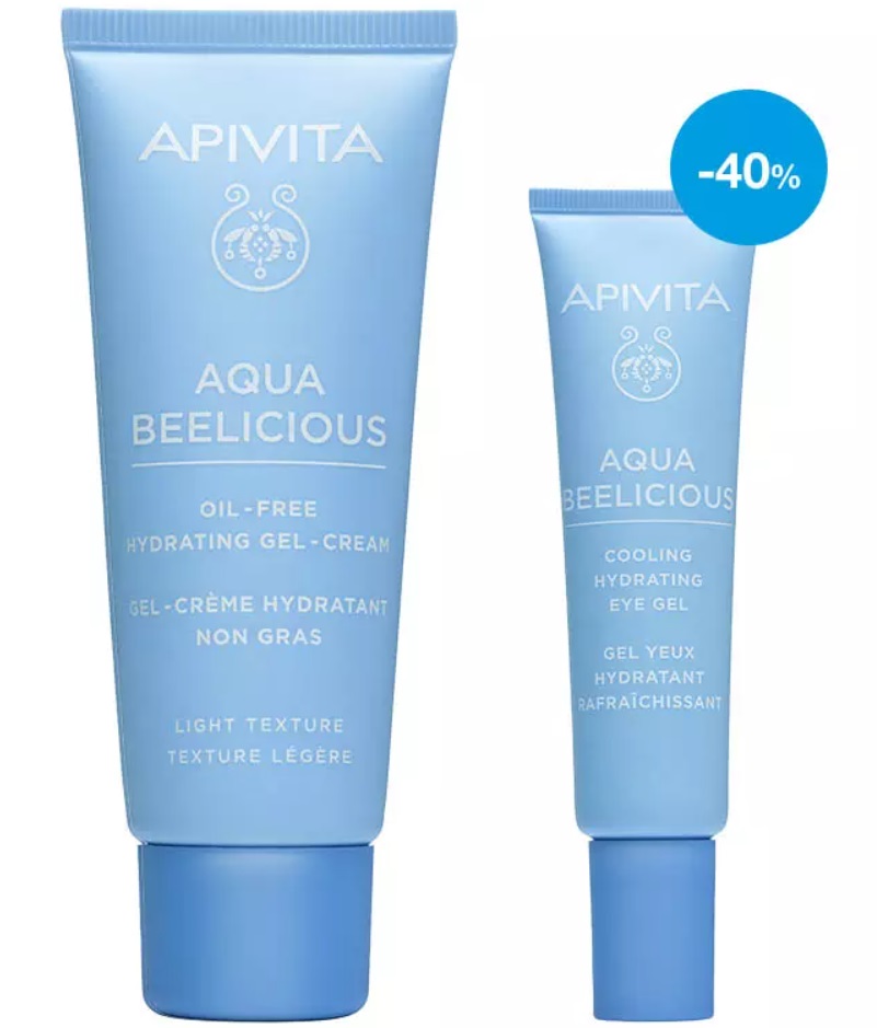 

Apivita Набор Aqua Beelicious: Легкий крем-гель 40 мл + Крем для глаз 15 мл (Apivita, Aqua Beelicious), Aqua Beelicious