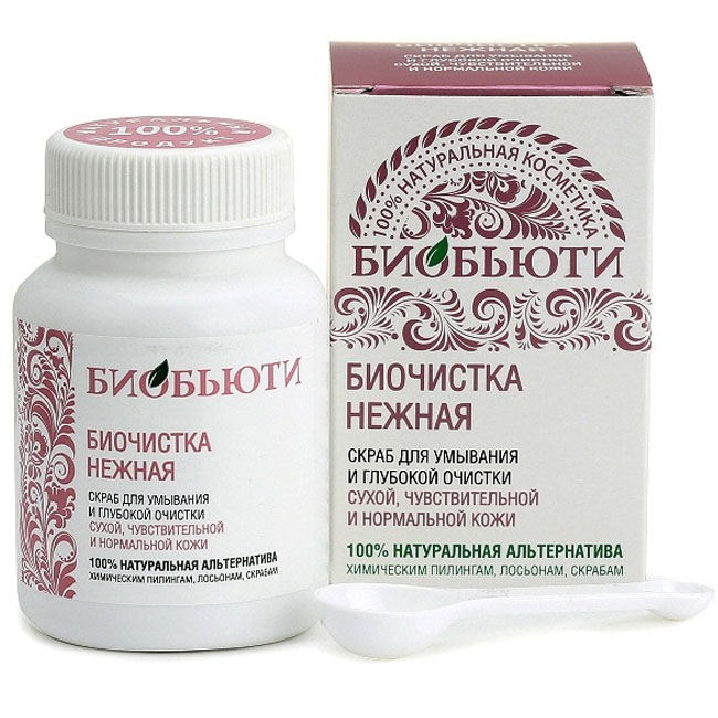  Биочистка Нежная для сухой кожи 70 г (Биобьюти, Биочистки) фото 0