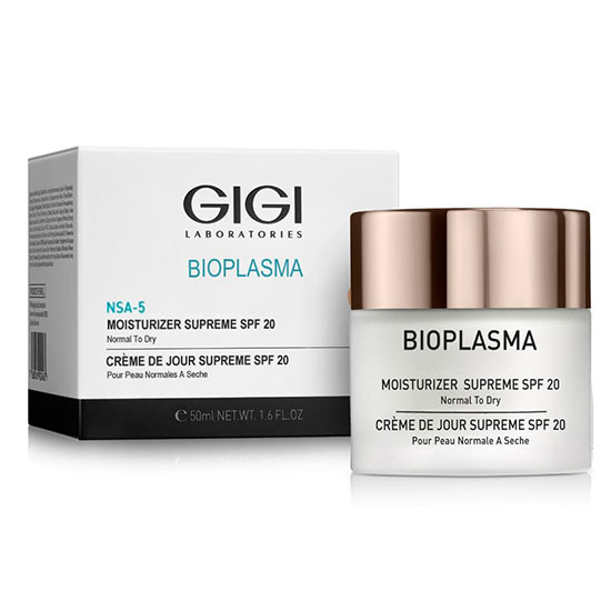 ДжиДжи Крем увлажняющий для нормальной и сухой кожи NSA-5 Moisturizer Supreme SPF 20, 50 мл (GiGi, Bioplasma) фото 0