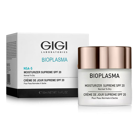 GiGi Крем увлажняющий для нормальной и сухой кожи NSA-5 Moisturizer Supreme SPF 20, 50 мл (GiGi, Bioplasma) цена и фото