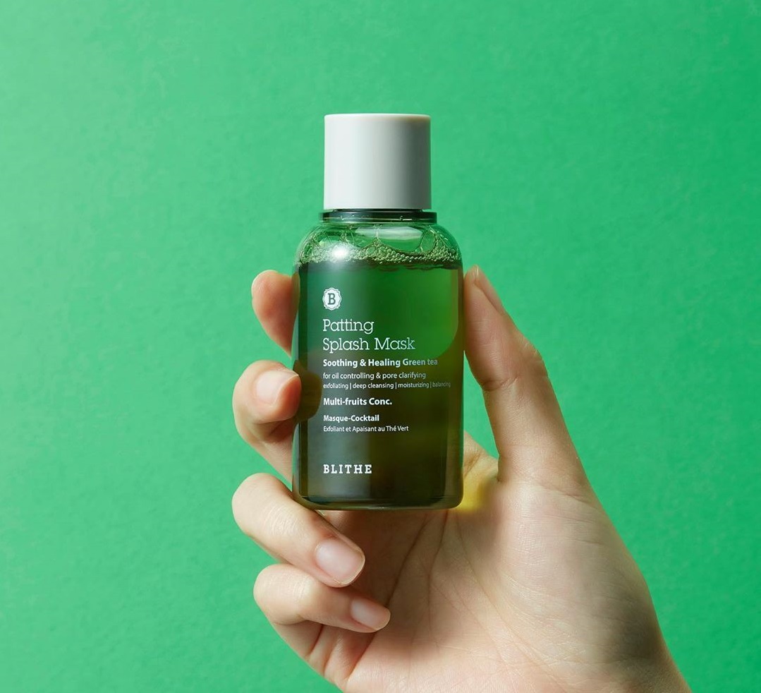 Блайт Сплэш-маска для восстановления «Смягчающий и заживляющий зеленый чай» Soothing and Healing Green Tea Mask, 150 мл (Blithe, Patting Splash) фото 2