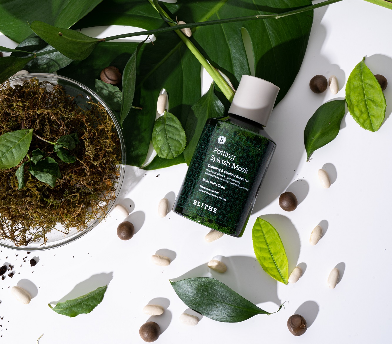 Блайт Сплэш-маска для восстановления «Смягчающий и заживляющий зеленый чай» Soothing and Healing Green Tea Mask, 150 мл (Blithe, Patting Splash) фото 3