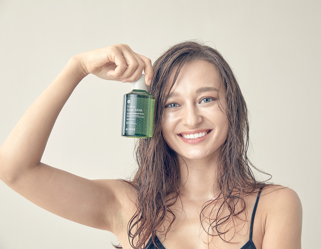 Блайт Сплэш-маска для восстановления «Смягчающий и заживляющий зеленый чай» Soothing and Healing Green Tea Mask, 150 мл (Blithe, Patting Splash) фото 5