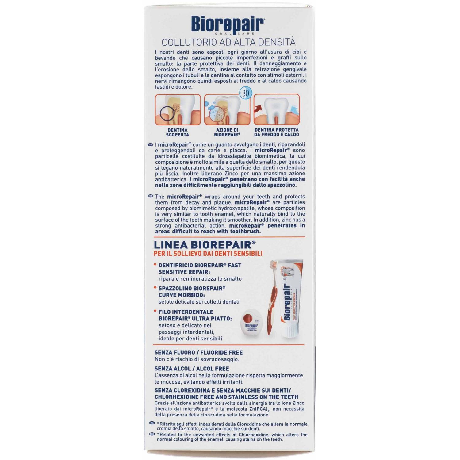 Биорепейр Ополаскиватель для полости рта 500 мл (Biorepair, Ежедневная забота) фото 3