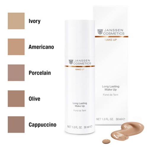 Янсен Косметикс Стойкий тональный крем Spf 12, тон американо 30 мл (Janssen Cosmetics, Make up) фото 0