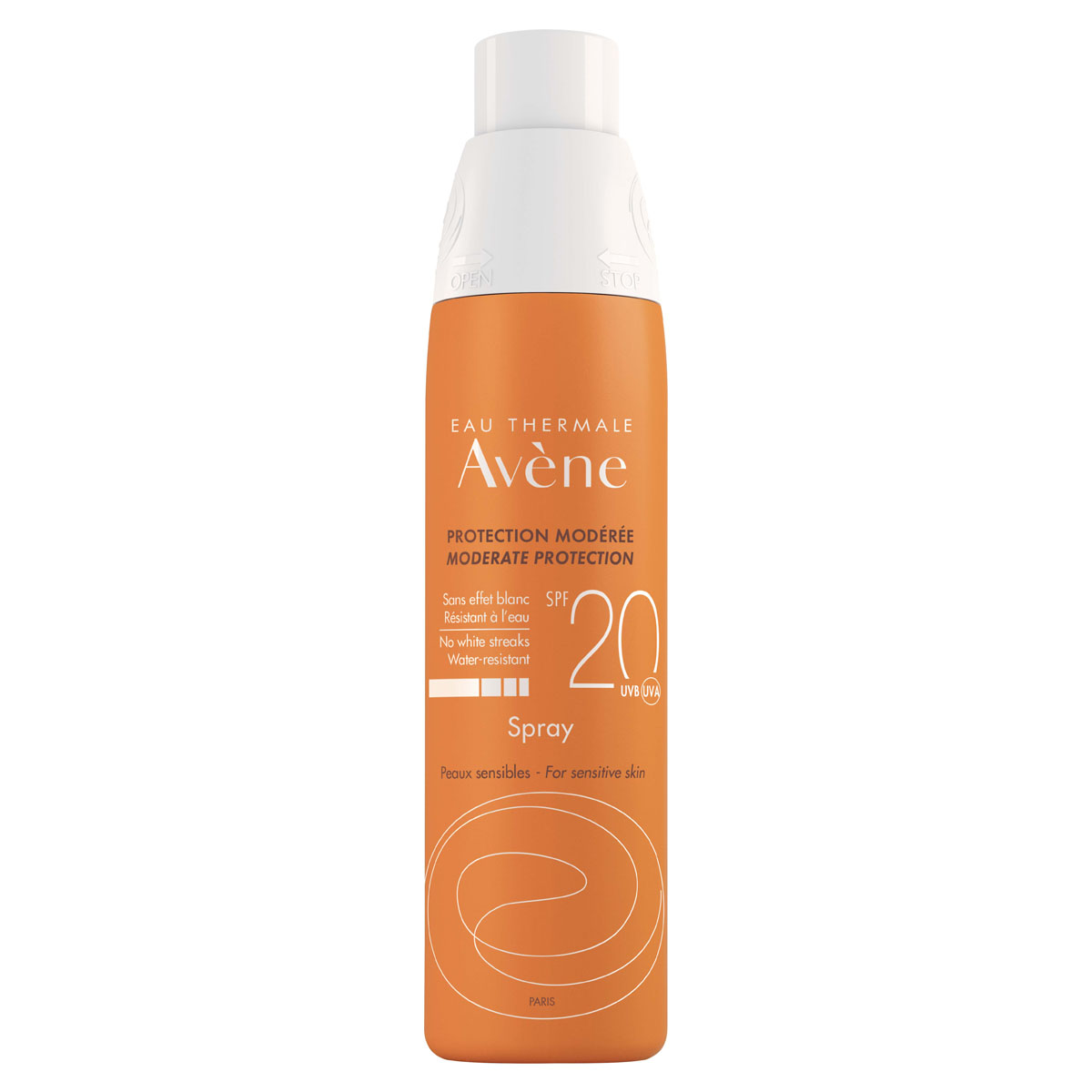 Авен Солнцезащитный спрей SPF 20 Умеренная защита, 200 мл (Avene, Suncare) фото 0