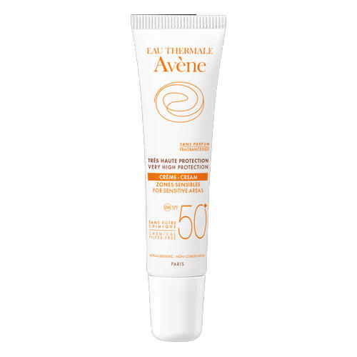 Avene Солнцезащитный крем SPF 50 с минеральным экраном для чувствительных зон 15 мл (Avene, Suncare)