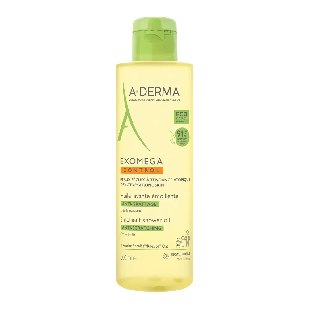 Адерма Смягчающее очищающее масло, 500 мл (A-Derma, Exomega Control) фото 0