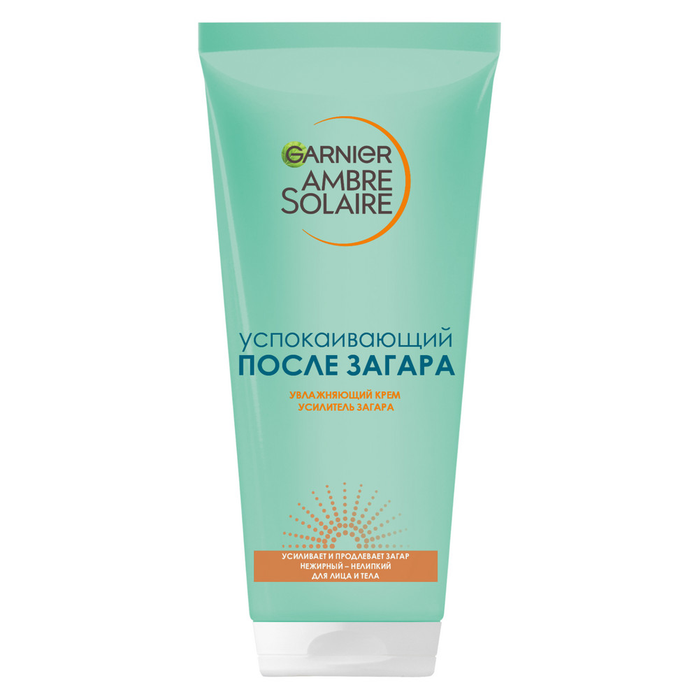 Гарньер Успокаивающий крем после загара для лица и тела, 200 мл (Garnier, Ambre Solaire) фото 0