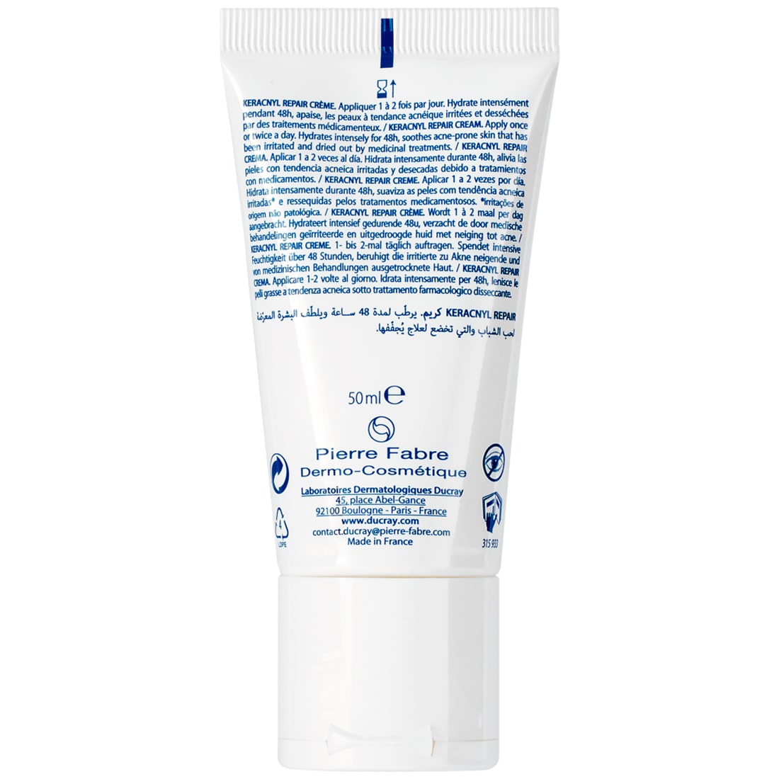 Дюкрэ Восстанавливающий крем для проблемной кожи, 50 мл (Ducray, Keracnyl) фото 7