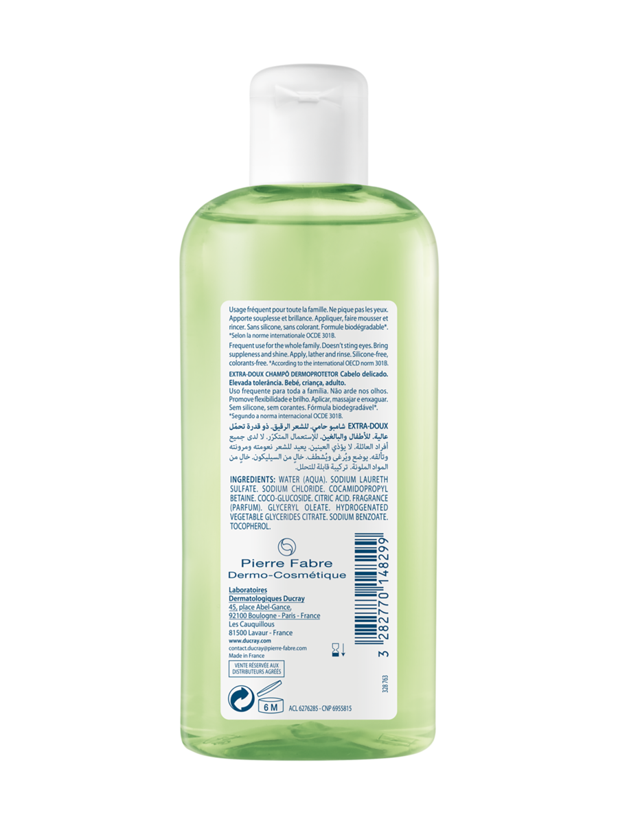 Дюкрэ Защитный шампунь для частого применения, 200 мл (Ducray, Extra-Doux) фото 7