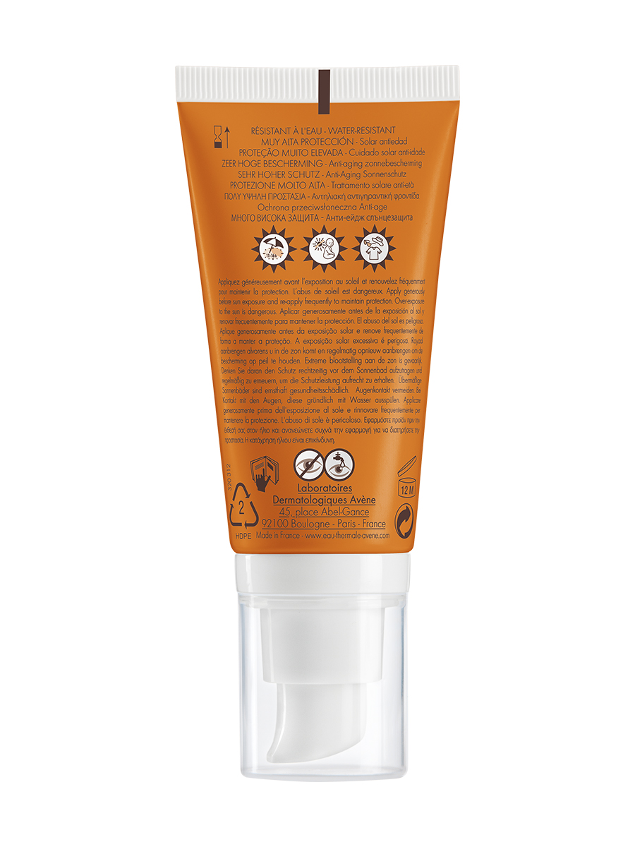 Авен Антивозрастная защита от солнца Anti-aging suncare SPF50+, 50 мл (Avene, Suncare) Авен Антивозрастная защита от солнца Anti-aging suncare SPF50+, 50 мл (Avene, Suncare) фото 3