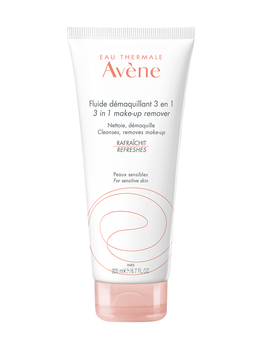 цена Avene Флюид для снятия макияжа 3 в 1, 200 мл (Avene, Sensibles)