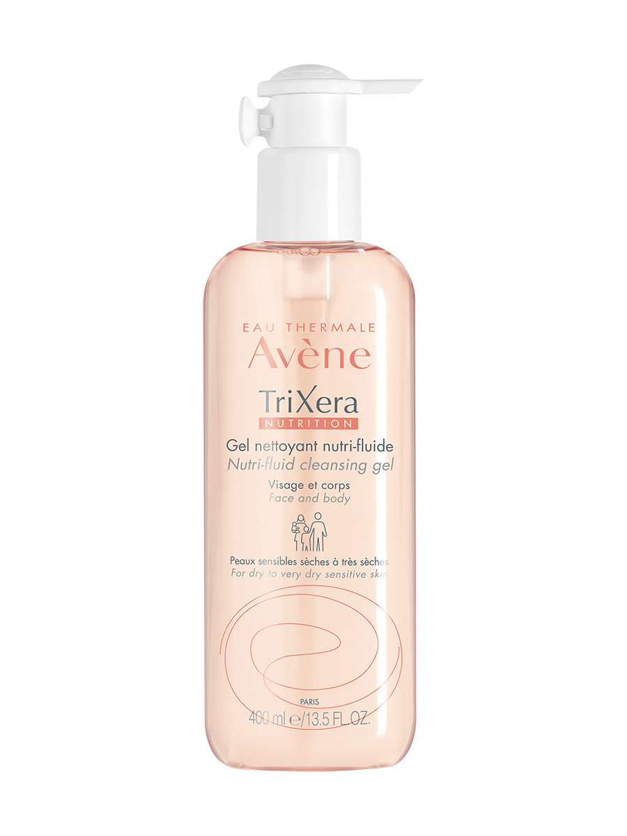 Авен Легкий питательный очищающий гель Nutrition, 400 мл (Avene, TriXera+) фото 0