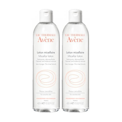 Набор из 2х Мицеллярных лосьонов для очищения кожи 400 мл (Avene, Sensibles)