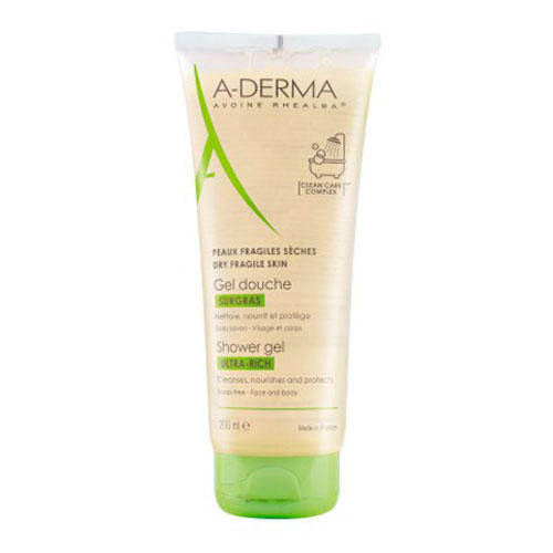 Адерма Питательный гель для очищения тела 200 мл (A-Derma, Essential) фото 0