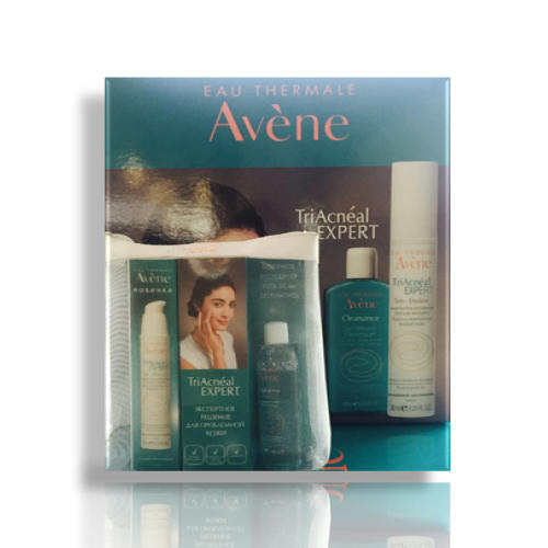 Авен Набор Триакнеаль Эксперт Регулирующая разглаживающая эмульсия 30 мл + Очищающий гель Клинанс 50 мл (Avene, Cleanance) фото 1