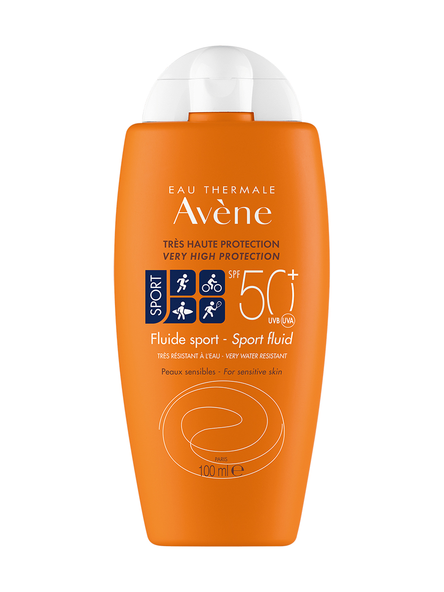 Авен Солнцезащитный флюид Спорт SPF50+, 100 мл (Avene, Suncare) фото 0