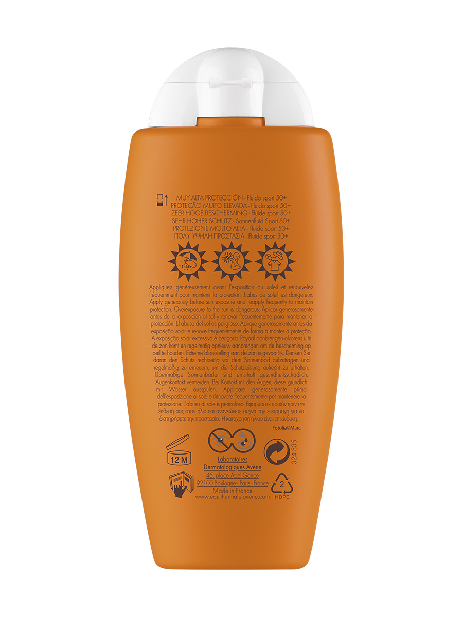 Авен Солнцезащитный флюид Спорт SPF50+, 100 мл (Avene, Suncare) Авен Солнцезащитный флюид Спорт SPF50+, 100 мл (Avene, Suncare) фото 3