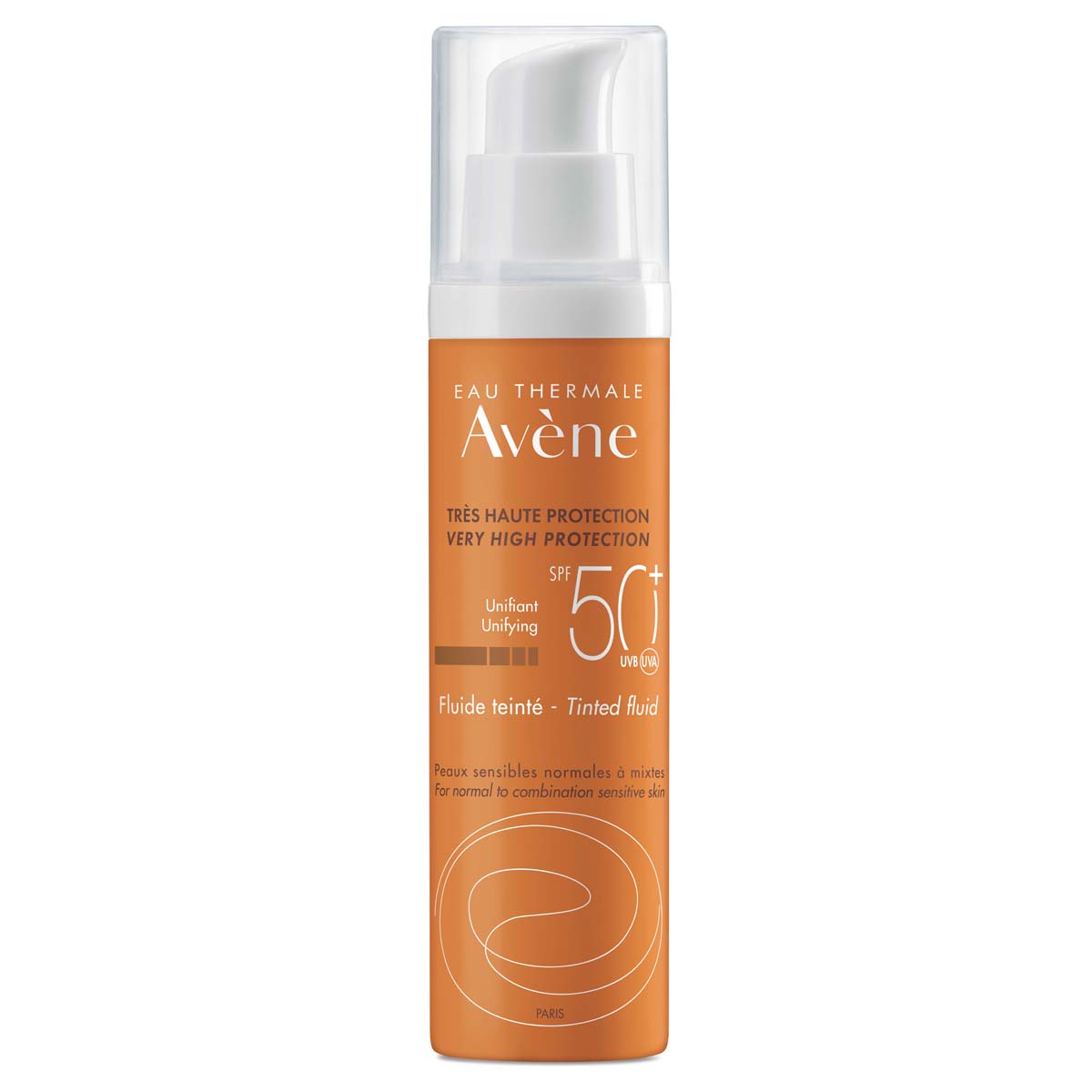 Авен Солнцезащитный флюид с тонирующим эффектом SPF 50, 50 мл (Avene, Suncare) фото 0