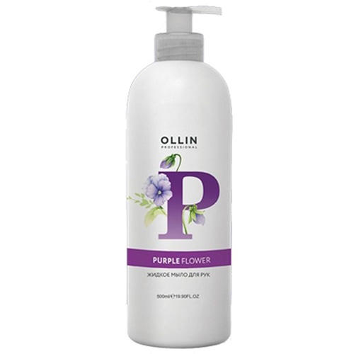 Оллин Професионал Жидкое мыло для рук Purple Flower, 500 мл (Ollin Professional, Soap) фото 0