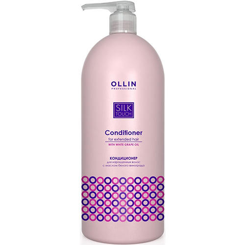 Ollin Professional Кондиционер для нарощенных волос с маслом белого винограда, 1000 мл (Ollin Professional, Окрашивание и осветление)