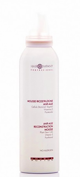 

Hair Company Professional Мусс восстанавливающий против старения волос, 200 мл (Hair Company Professional, Double Action), Double Action