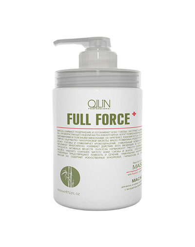 Купить Ollin Professional Маска для волос и кожи головы с экстрактом бамбука, 650 мл (Ollin Professional, Full Force), Россия