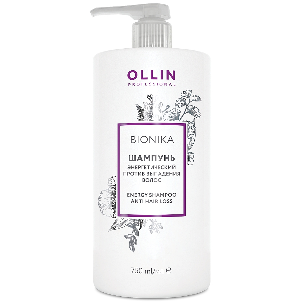 Ollin Professional Энергетический шампунь против выпадения волос, 750 мл (Ollin Professional, BioNika)