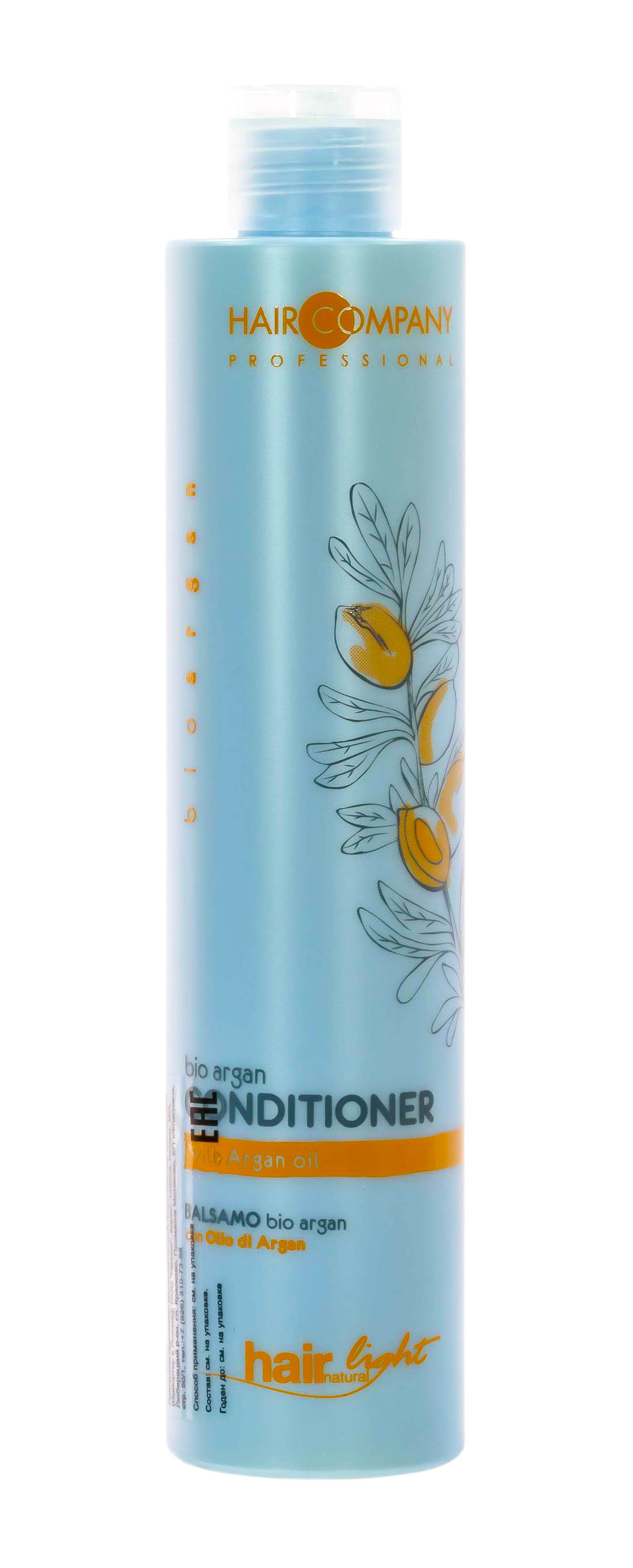 Хэир Компани Профешнл Бальзам с био маслом арганы Bio Argan Conditioner, 250 мл (Hair Company Professional, Hair Light) фото 0