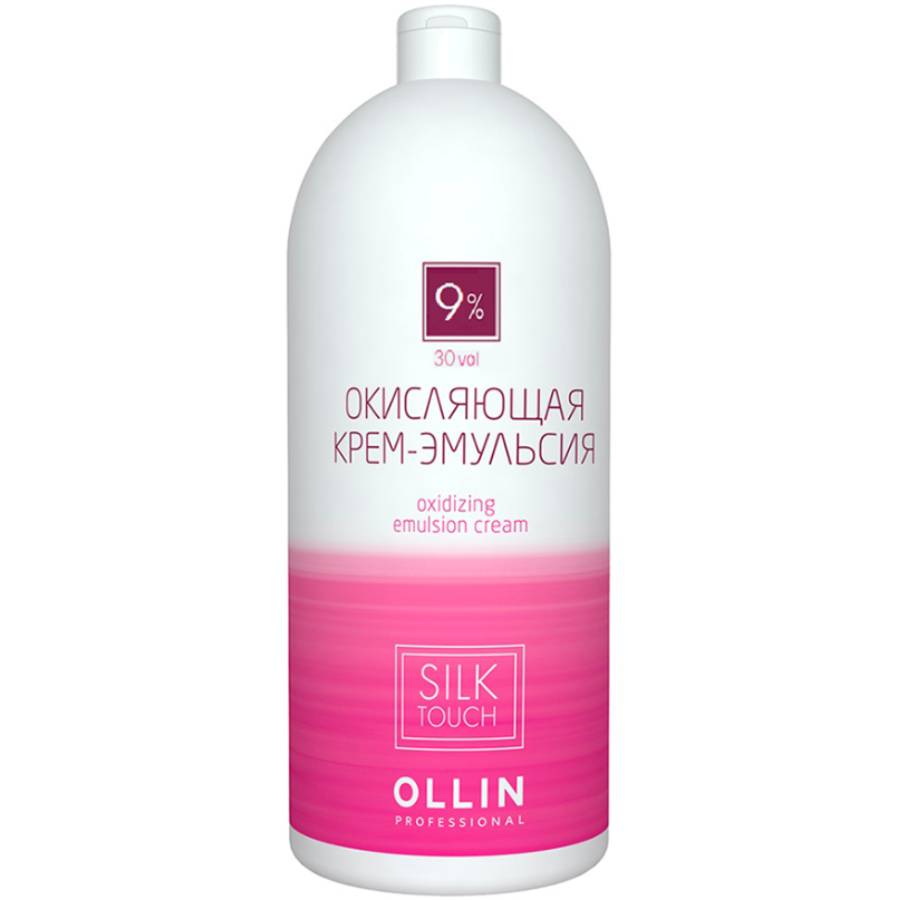 Оллин Професионал Окисляющая крем-эмульсия 9% 30 vol., 1000 мл (Ollin Professional, Silk Touch) фото 0