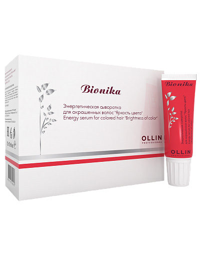 

Ollin Professional Энергетическая сыворотка для окрашенных волос "Яркость цвета" 10 х 15 мл (Ollin Professional, Уход за волосами), Уход за волосами