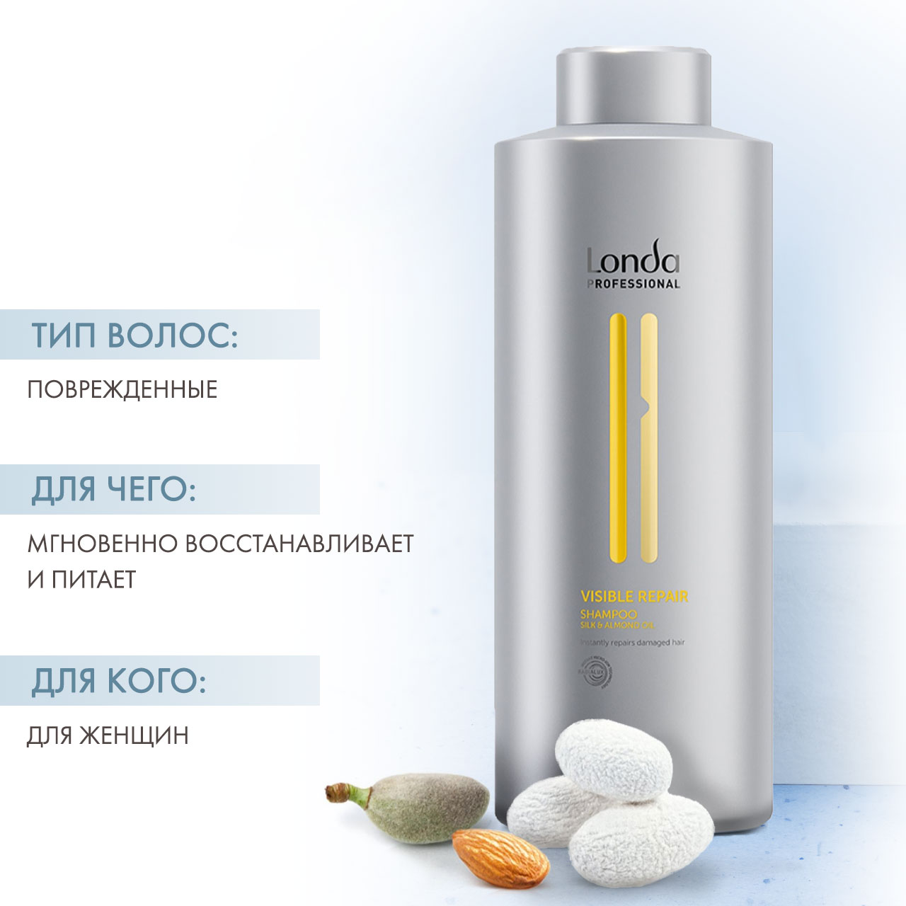Лонда Профессионал Шампунь для поврежденных волос, 1000 мл (Londa Professional, Visible Repair) фото 1
