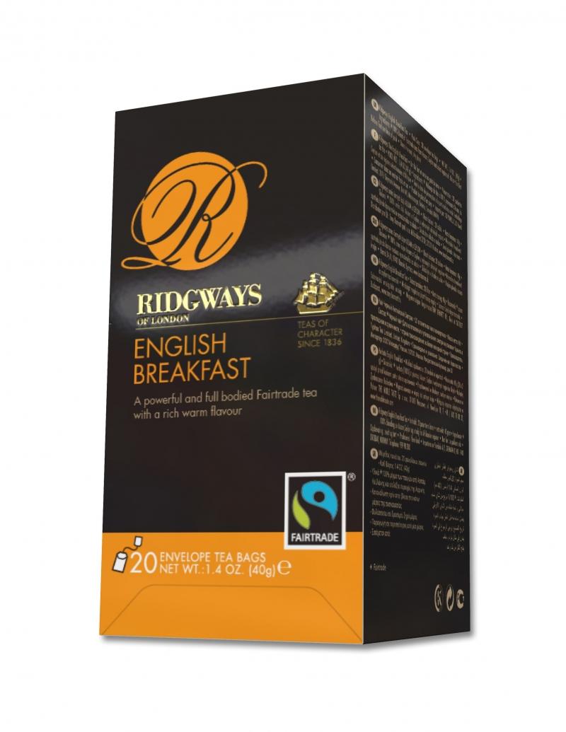 Риджвейс оф Лондон Чай черный Английский завтрак (20 пак. с ярл. в инд.упак.) (Ridgways of London, Black tea) фото 0