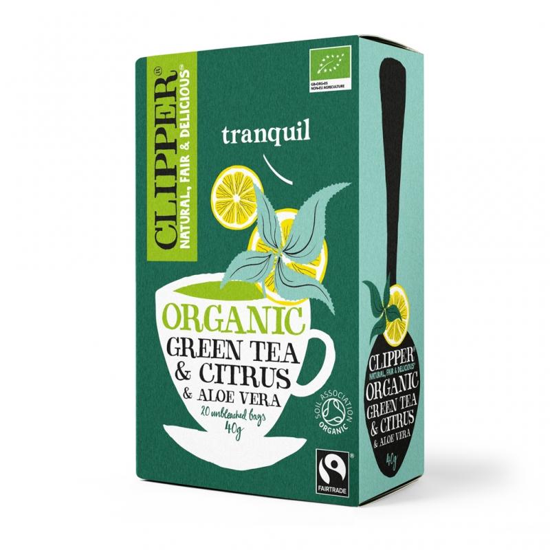 Клиппер Зеленый чай с Алоэ Вера Органик. (Clipper, Green Tea) фото 0