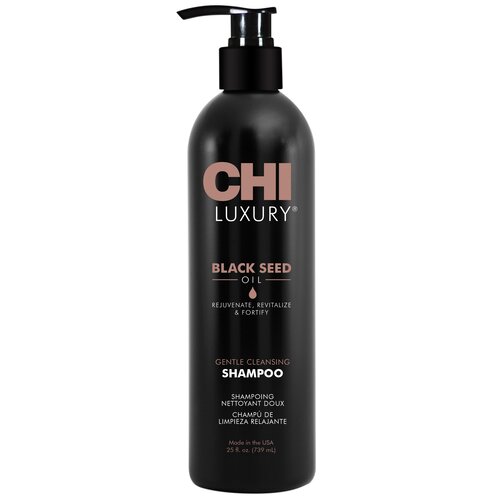 Chi Шампунь с маслом семян черного тмина для мягкого очищения волос Gentle Cleansing Shampoo, 739 мл (Chi, Luxury) цена