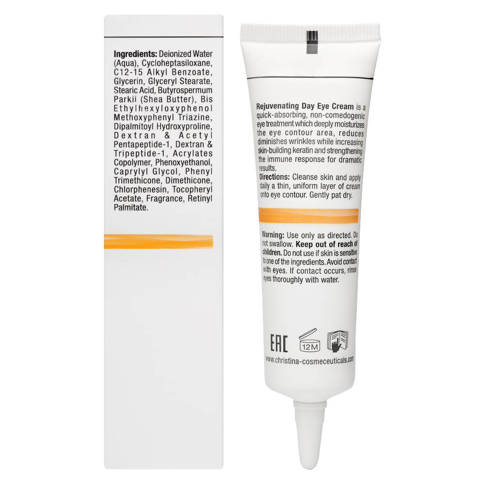 Кристина Омолаживающий дневной крем для зоны глаз SPF 15, 30 мл (Christina, Forever Young) фото 7