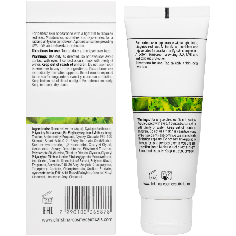 Кристина Дневной крем «Абсолютная Защита» SPF 20 с тоном, 75 мл (Christina, Bio Phyto) фото 7