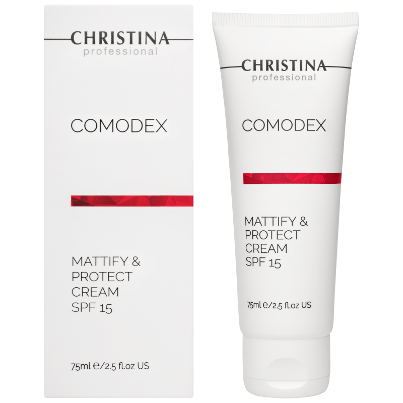 Кристина Матирующий защитный крем SPF 15, 75 мл (Christina, Comodex) фото 1