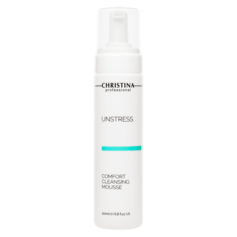 Christina Очищающий мусс-комфорт, 200 мл (Christina, Unstress) очищающий мусс комфорт christina unstress comfort cleansing mousse 200 мл