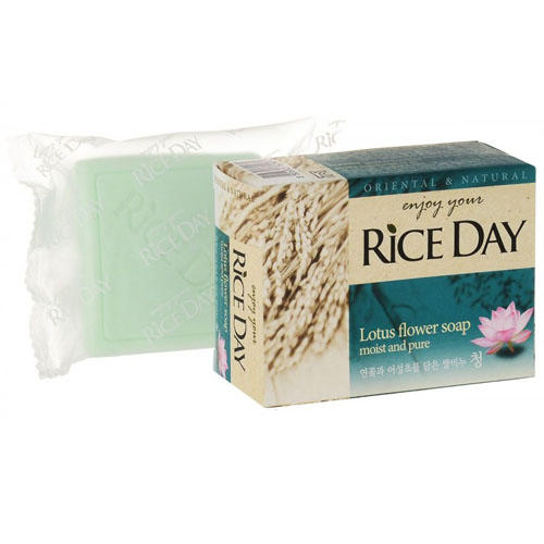 СиДжей Лайон Riceday Мыло туалетное с экстрактом лотоса 100 г (Cj Lion, Мыло Cj Lion) фото 0
