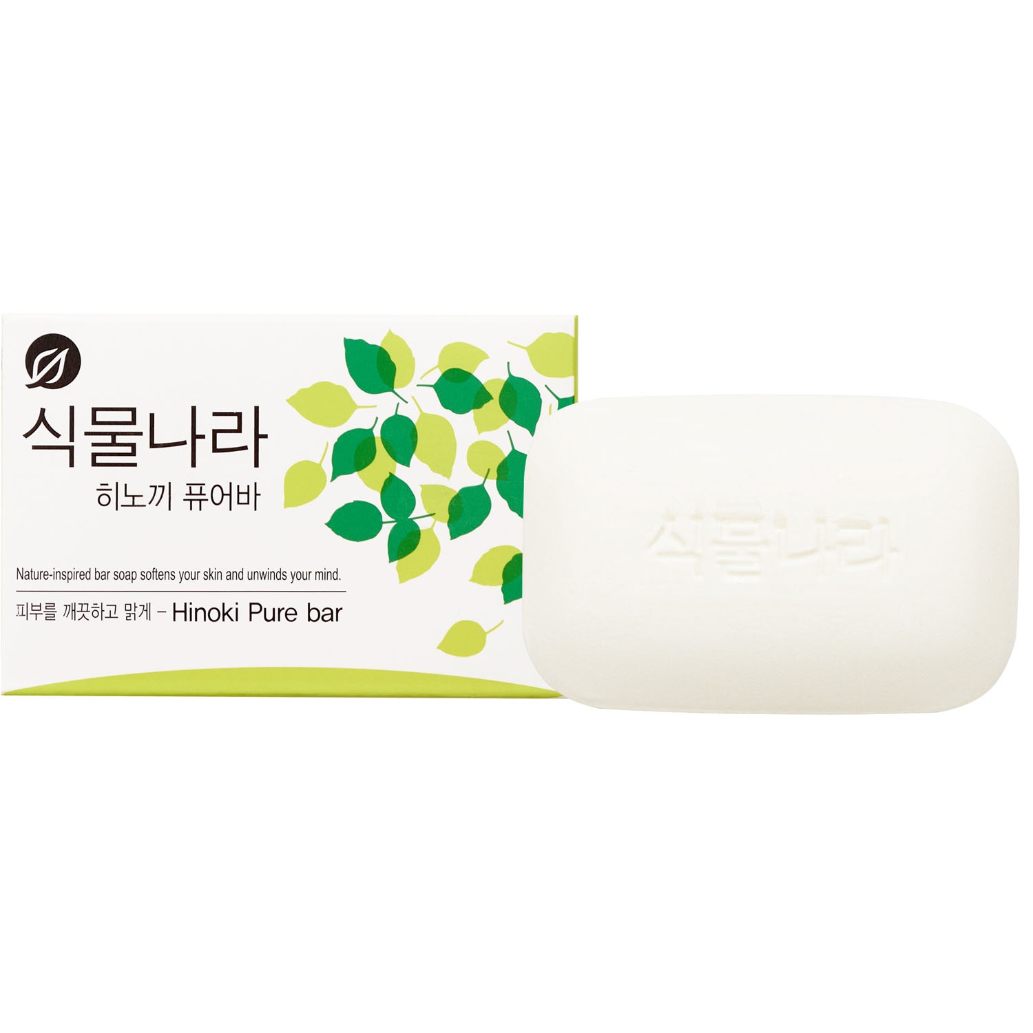 СиДжей Лайон Туалетное мыло с экстрактом японского кипариса Botanic Nation Hinoki Pure Bar, 100 г (Cj Lion, Мыло) фото 0
