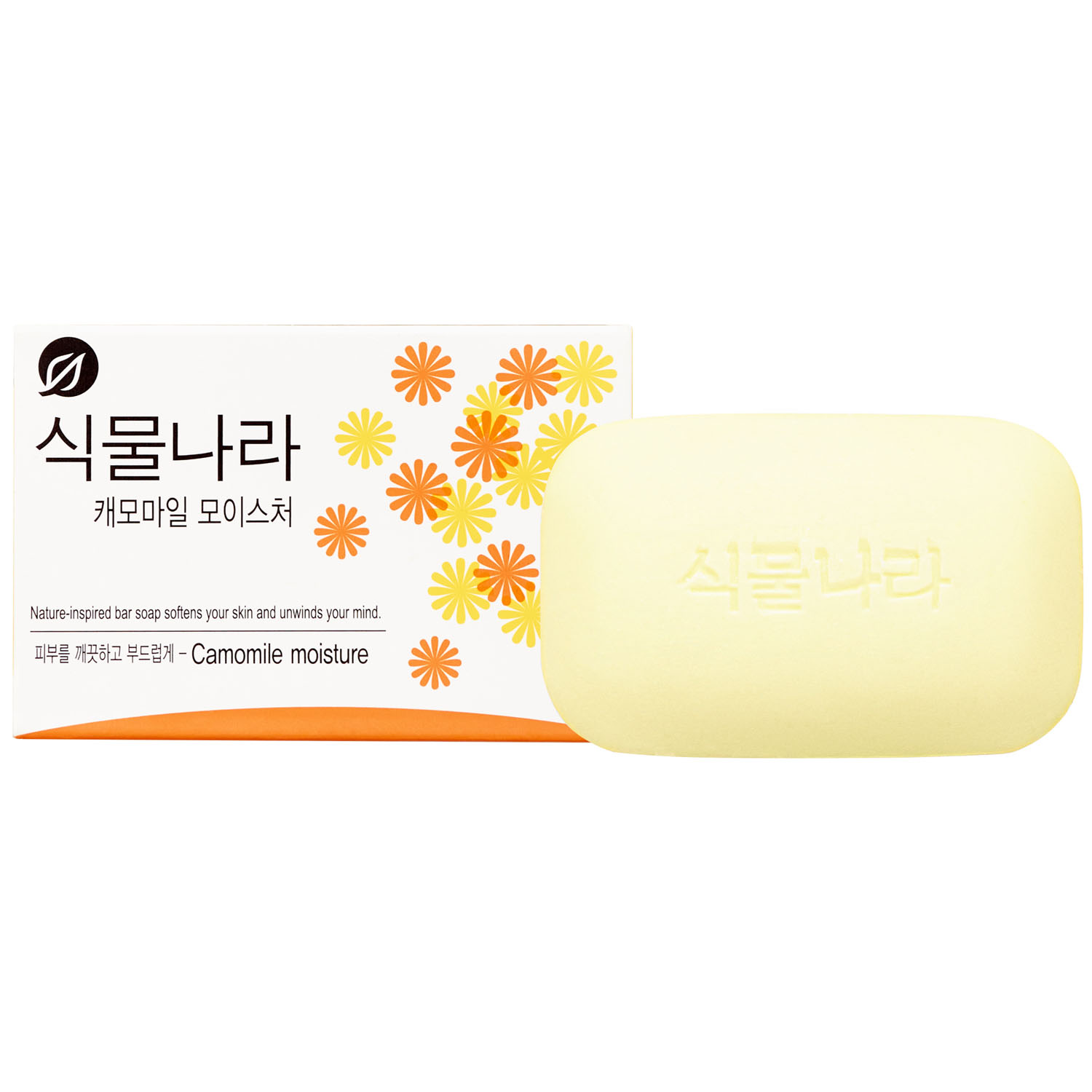 СиДжей Лайон Туалетное мыло с экстрактом ромашки Botanic Nation Camomile Moisture, 100 г (Cj Lion, Мыло) фото 0