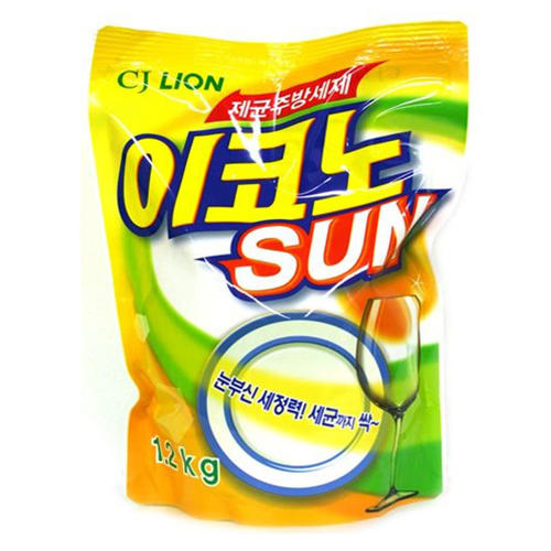 Kitchen Econo Sun Средства для мытья посуды, овощей и фруктов 1,2кг (Cj Lion, Для посуды, овощей и фруктов)