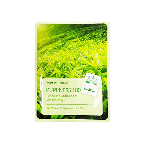 Тони Моли Одноразовая маска с экстрактом зеленого чая 21 мл (Tony Moly, I am real) фото 2