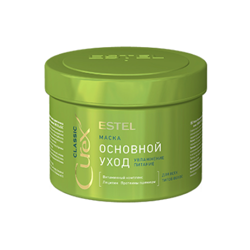 estel professional classic curex основной уход маска 500 мл Estel Маска для всех типов волос Основной уход Classic, 500 мл (Estel, Curex)