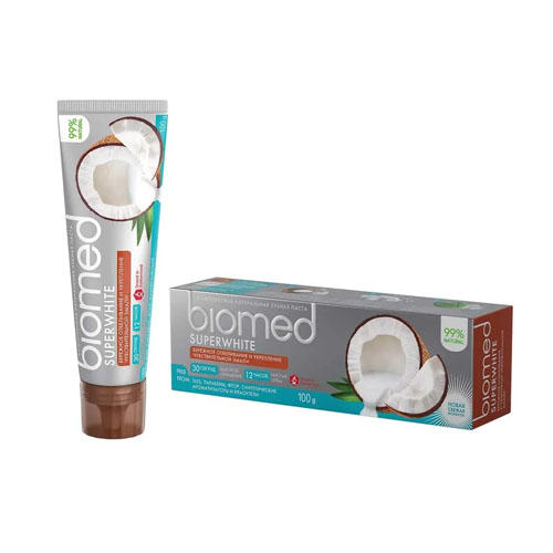 Сплат Зубная паста Супервайт, 100 мл (Splat, Biomed) фото 4