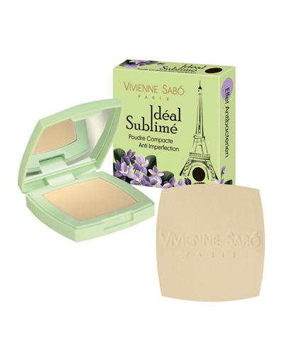 Вивьен Сабо Poudre compacte anti-imperfections  Компактная пудра против изъянов кожи, тон A2 (Vivienne Sabo, Лицо) фото 0