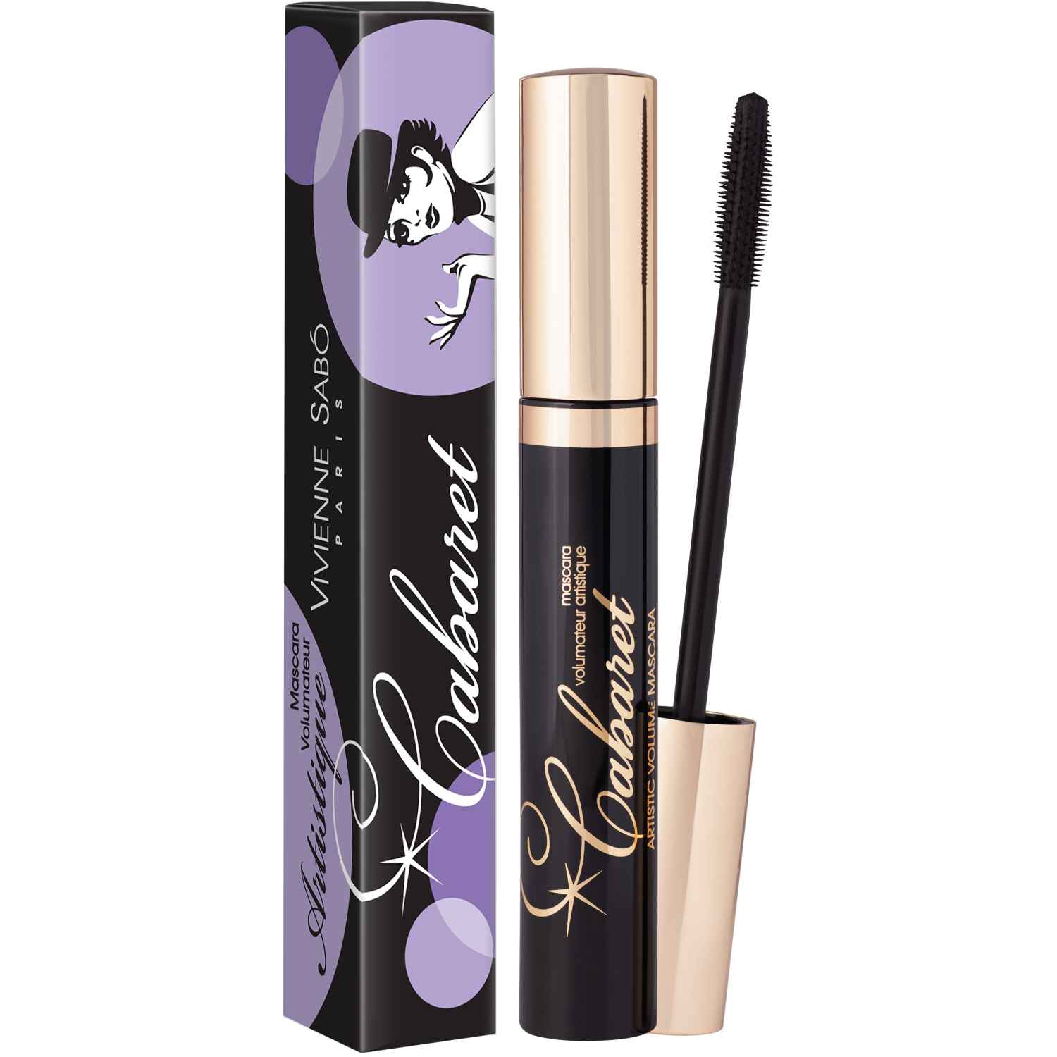 Вивьен Сабо Cabaret Тушь для ресниц со сценическим эффектом, тон 01, 9 мл (Vivienne Sabo, Глаза) фото 7